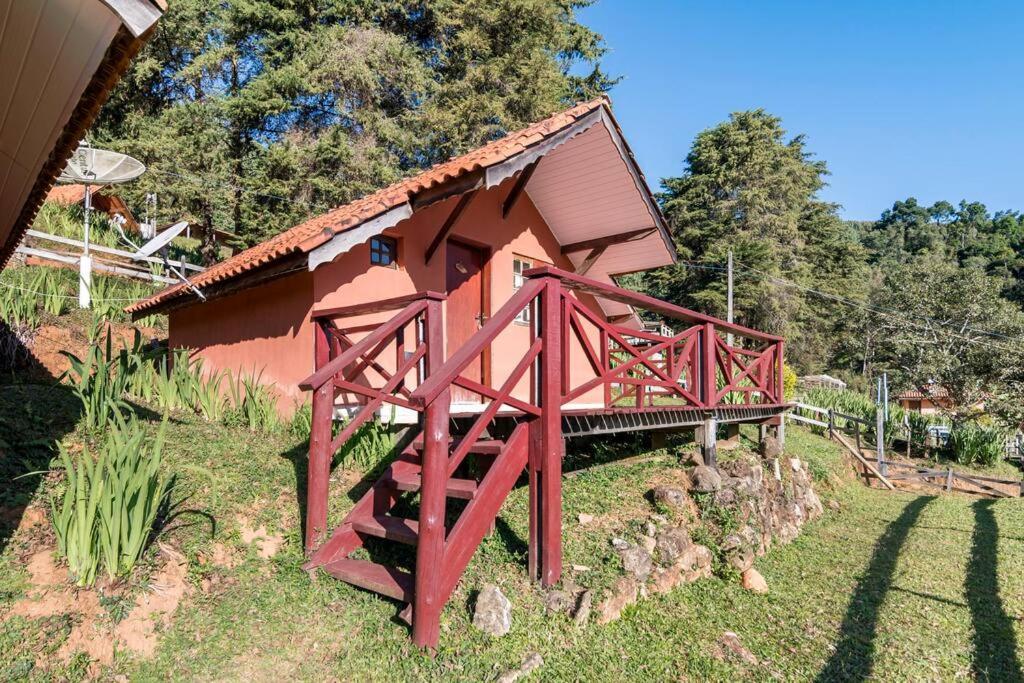 Chales Fazenda Cantinho Do Selado Monte Verde  Bagian luar foto